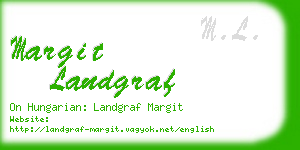 margit landgraf business card